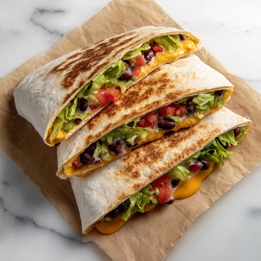 Black Bean Crunch Wrap Supreme Recipe - Recipe Image