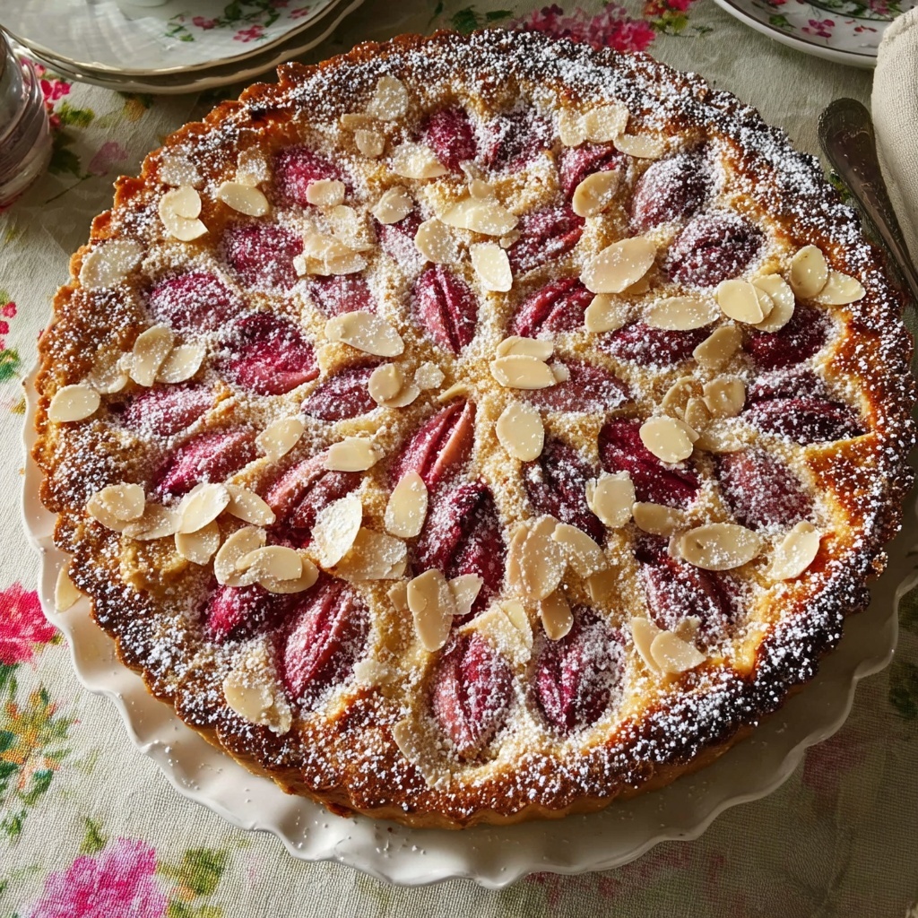Norwegian Rhubarb Cake Recipe - Recipe Image