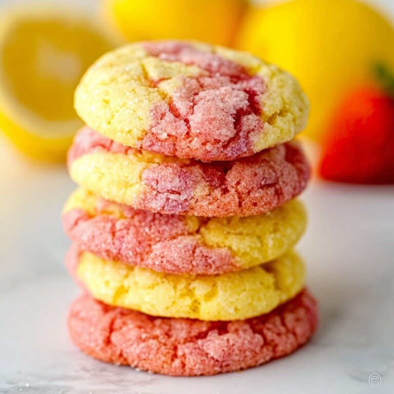 Strawberry Lemonade Cake Mix Cookies Recipe