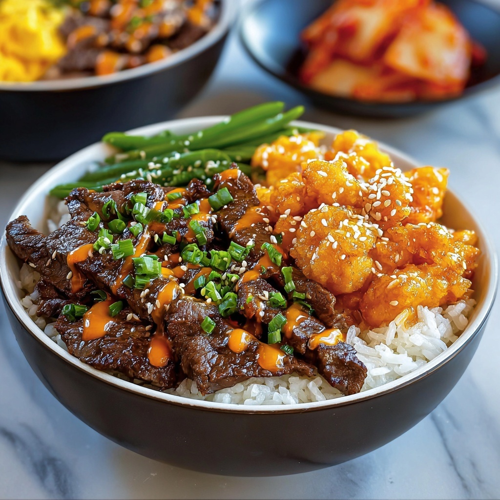 Korean Spicy Beef Bowls Recipe - Recipe Image