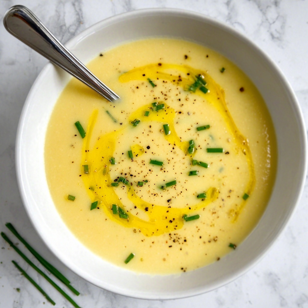 Creamy Potato and Leek Soup Recipe - Recipe Image