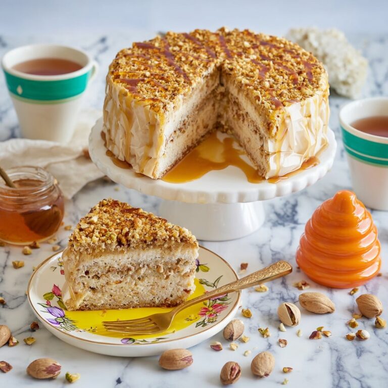 Pistachio Honey Baklava Cheesecake Recipe