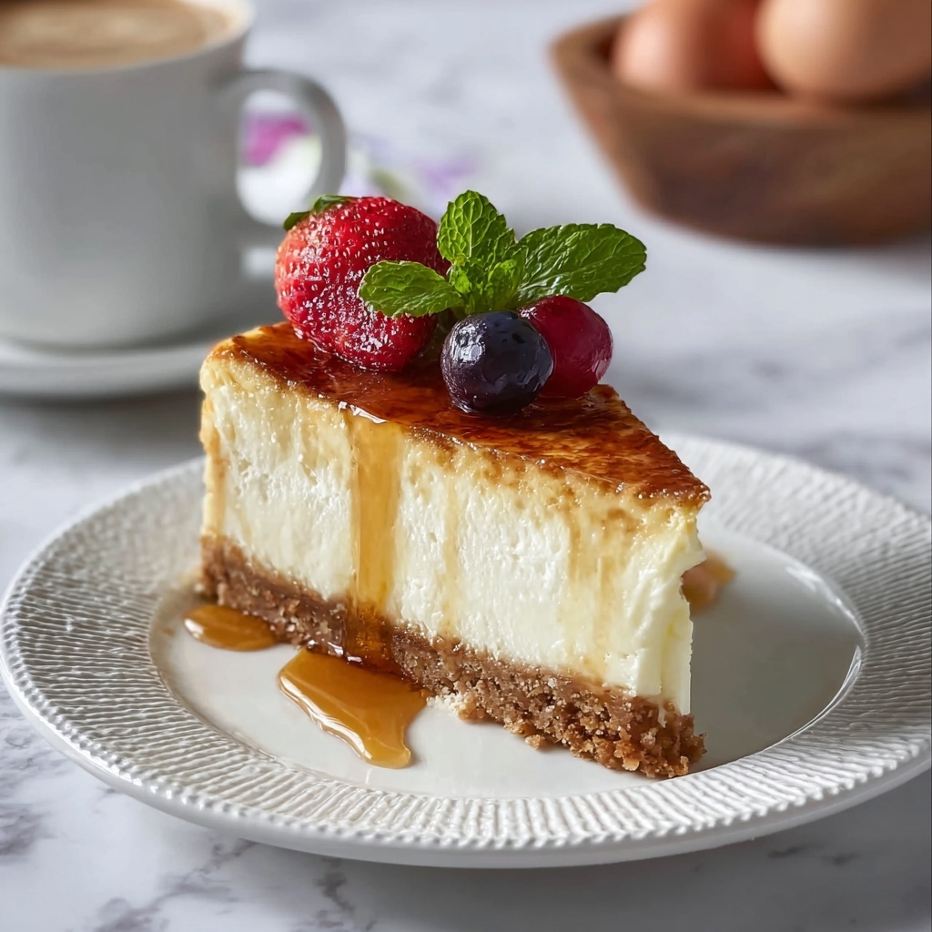 Cottage Cheese & Yogurt Egg Cheesecake - Recipe Image