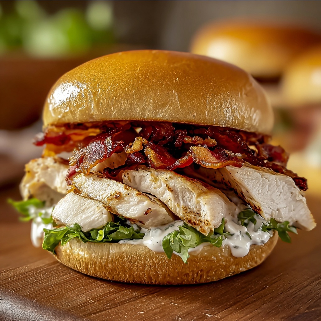 Chopped Chicken Bacon Ranch Sandwich: 30-Minute Flavor Bomb - Recipe Image