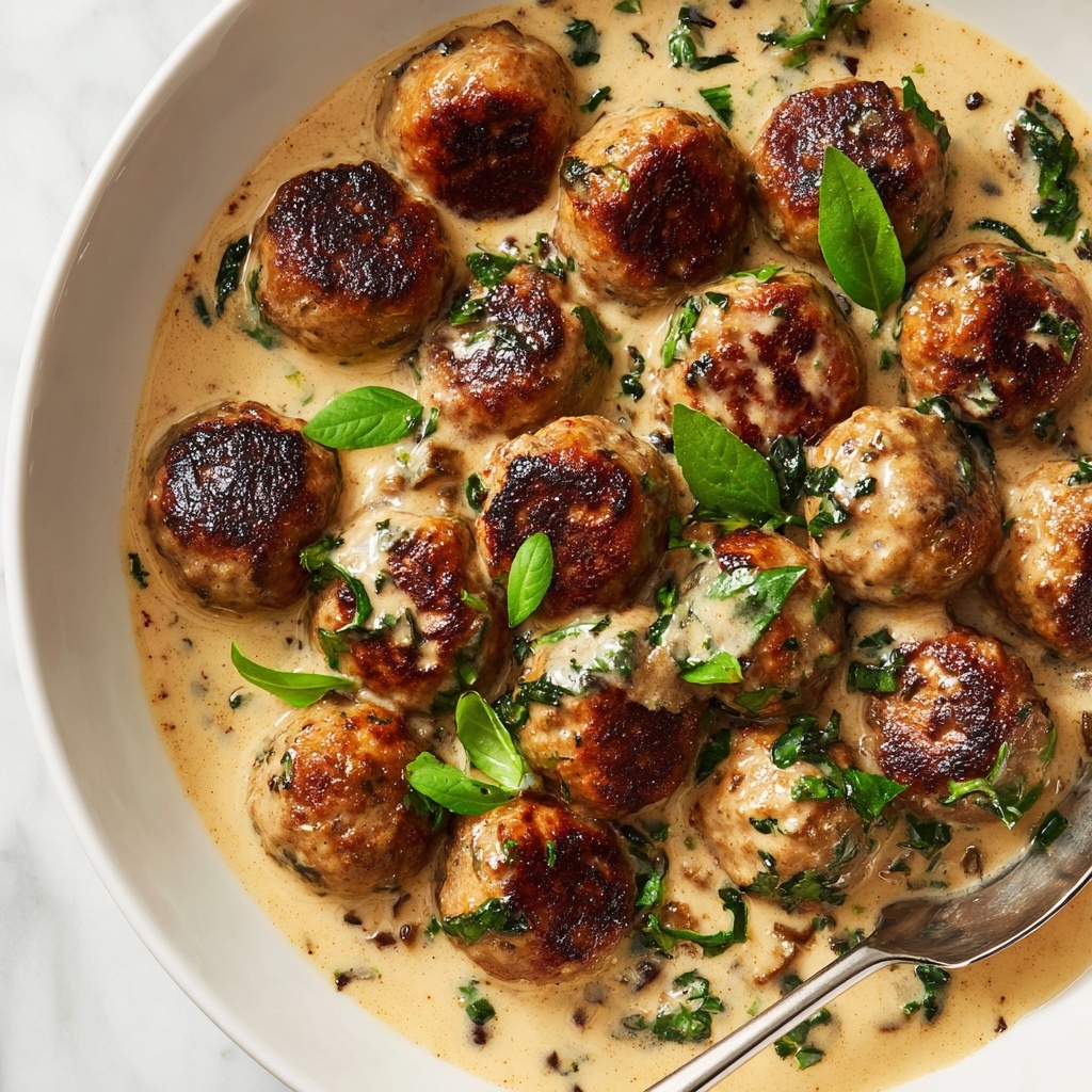 Marry Me Meatballs in Creamy Tomato Sauce Recipe - Recipe Image