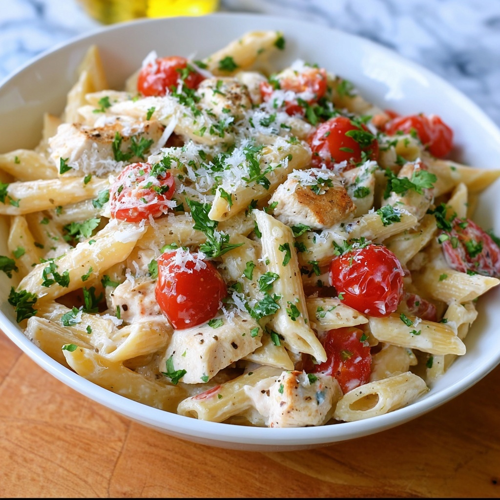 Baked Boursin Cajun Chicken Pasta Recipe - Recipe Image