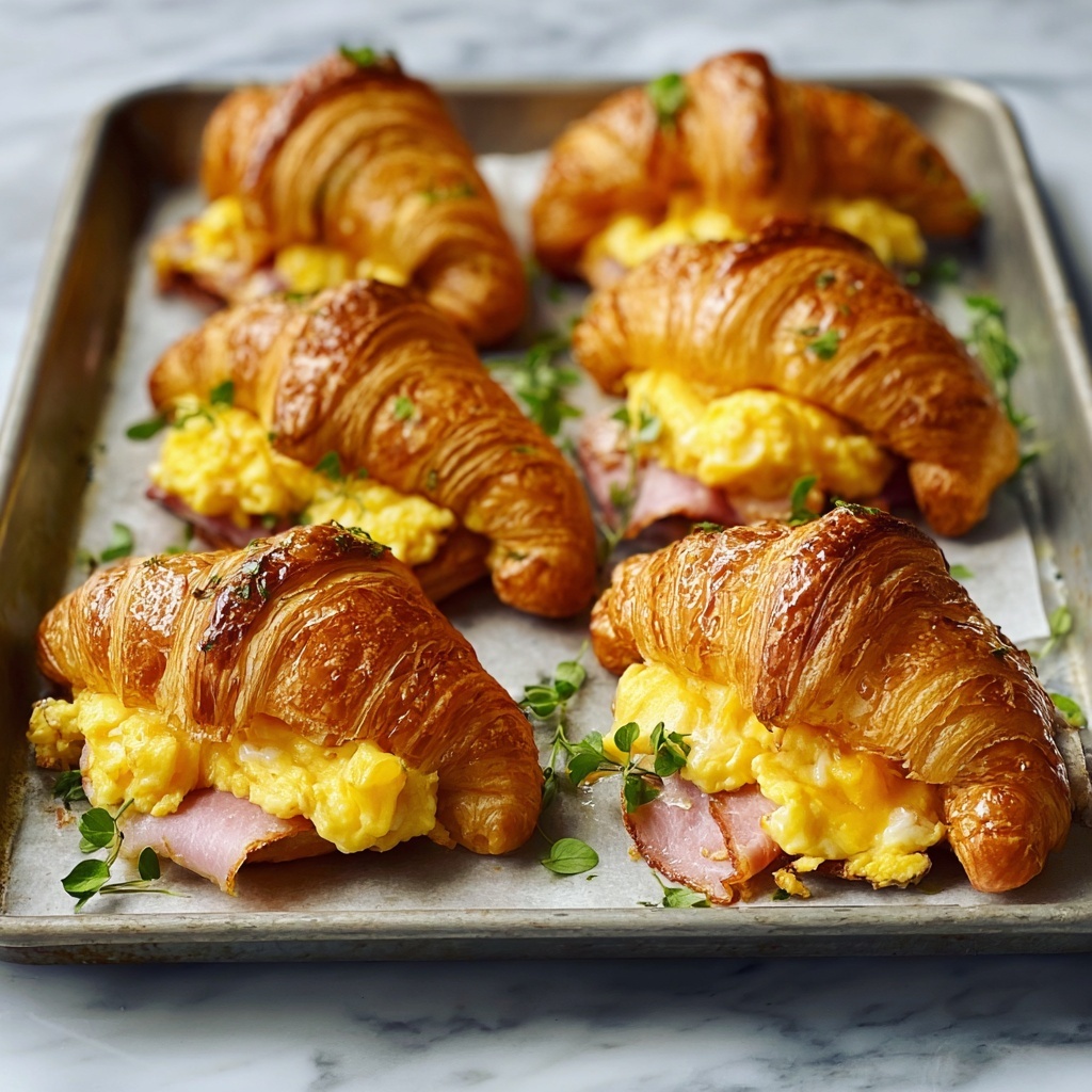 Freezer Croissant Breakfast Sandwiches for Busy Mornings Recipe - Recipe Image
