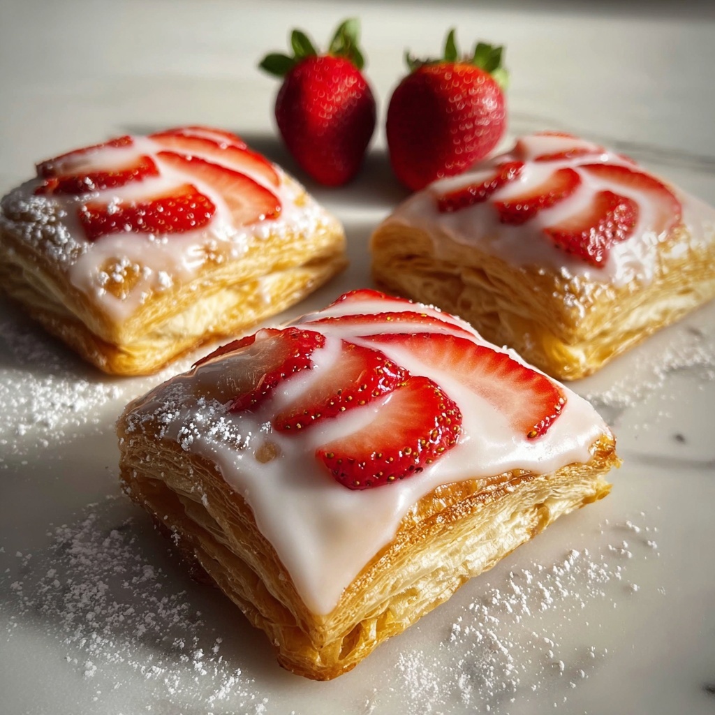 Strawberry Lemon Danish Pastry Recipe - Recipe Image
