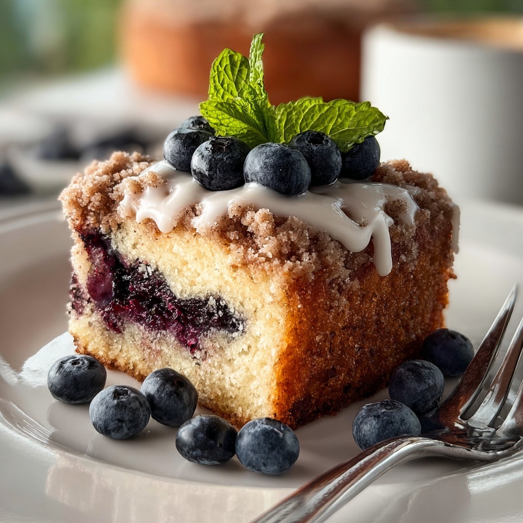 Blueberry Coffee Cake Recipe - Recipe Image