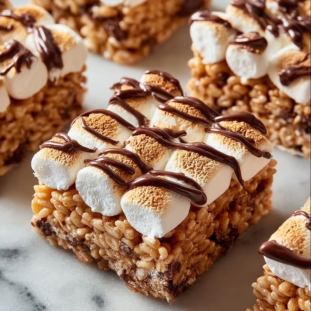 S'mores Rice Krispies Treats Recipe - Recipe Image