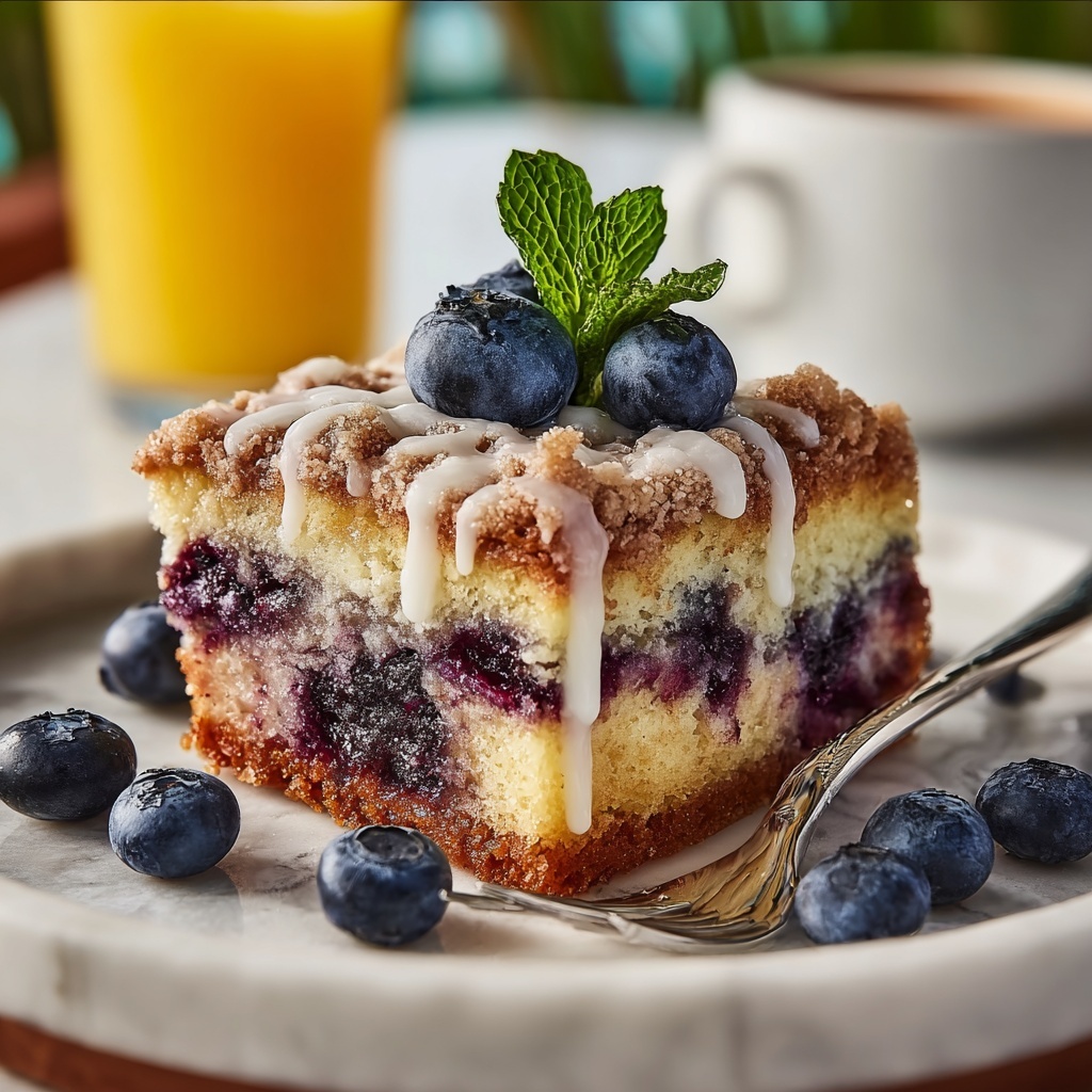 Blueberry Coffee Cake Recipe - Recipe Image