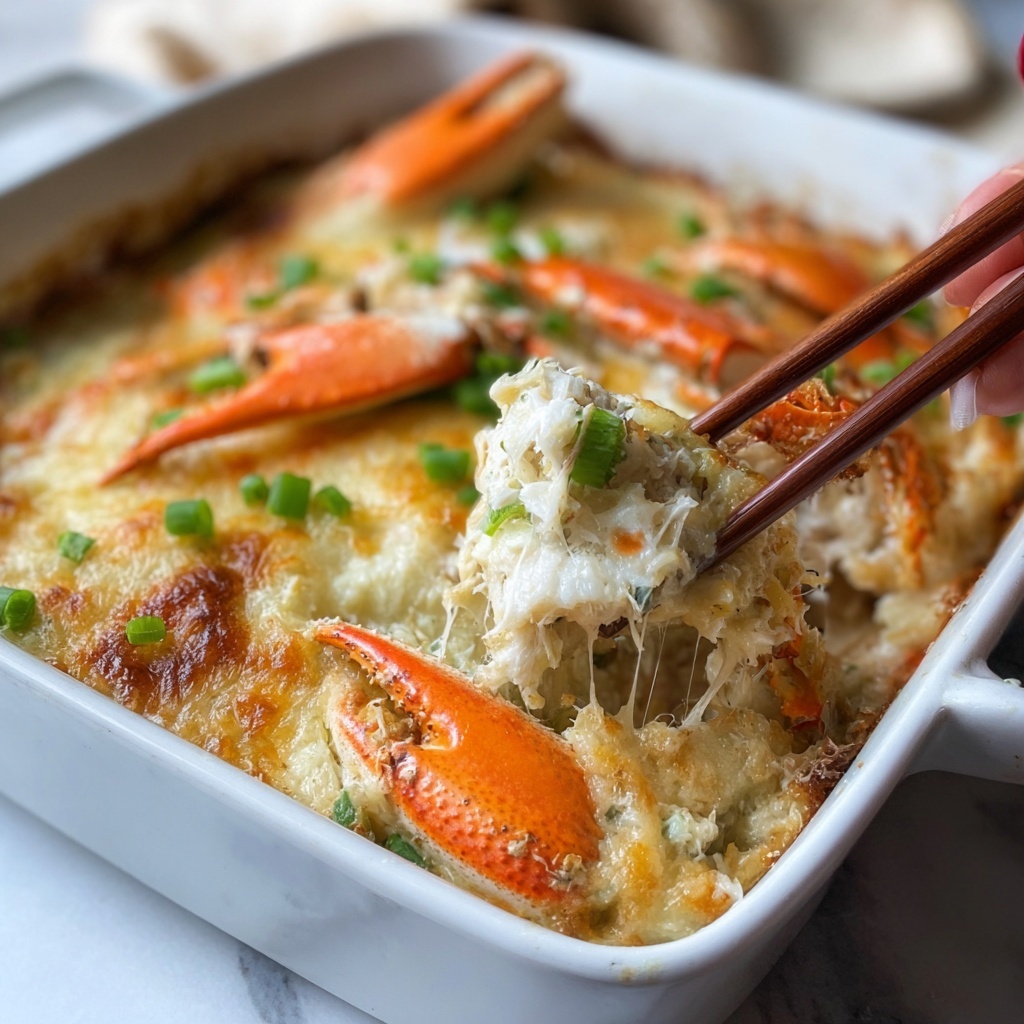 Creamy Chinese Buffet Crab Casserole Recipe - Recipe Image