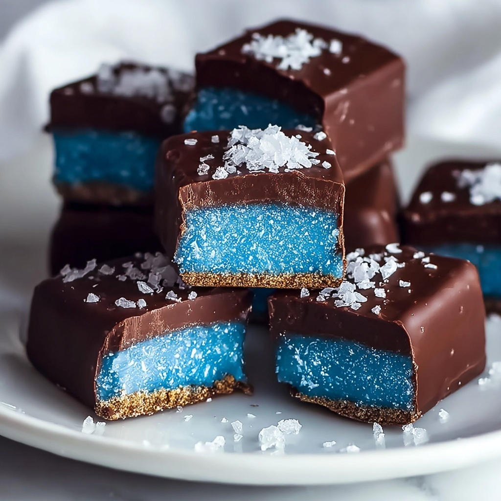 Blue Spirulina Bounty Bars Recipe - Recipe Image