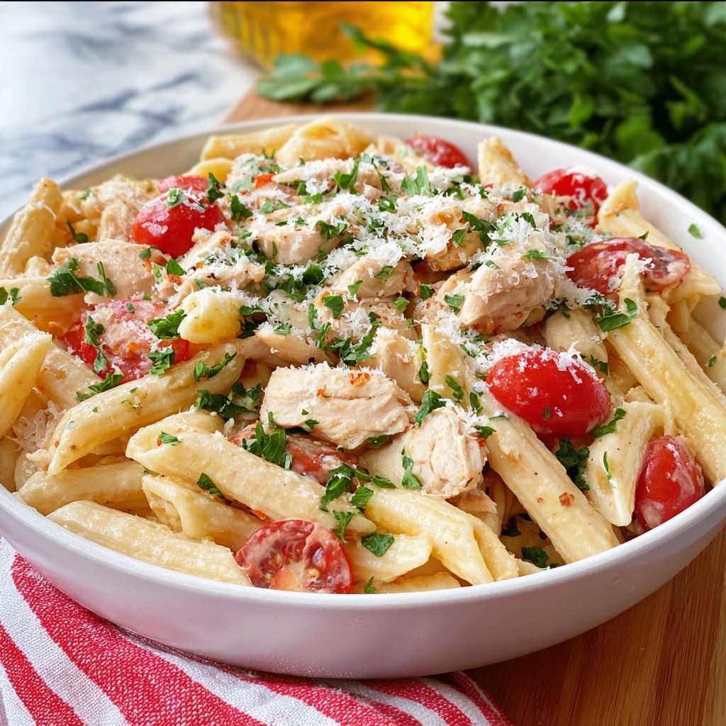 Cajun Chicken Pasta with Boursin Cheese Recipe - Recipe Image