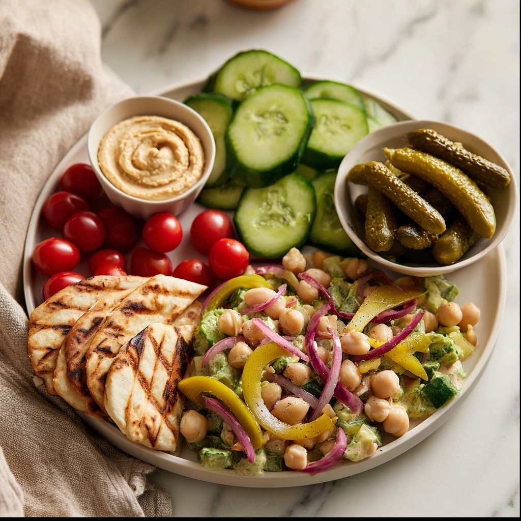 Marinated Green Olive Bean Salad with Chive Basil Dressing Recipe - Recipe Image