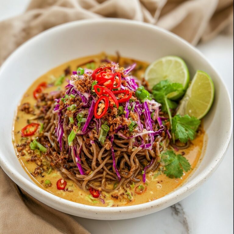 Sesame Chili Cold Soba Noodle Salad Recipe