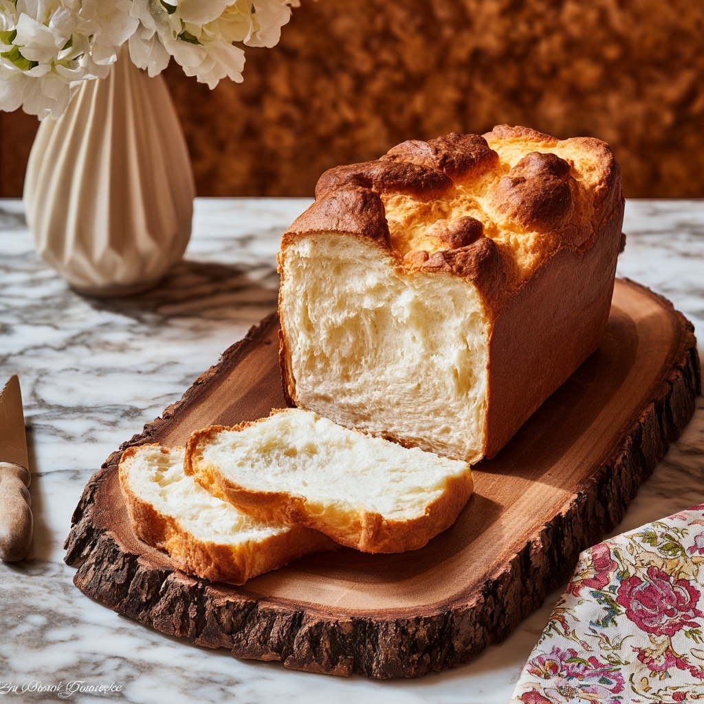 Fluffy Keto Cottage Cheese Cloud Bread Recipe - Recipe Image