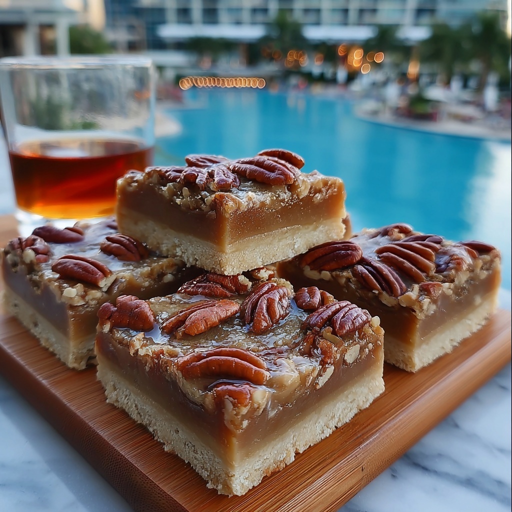 Lazy Girl Pecan Pie Bars Recipe - Recipe Image