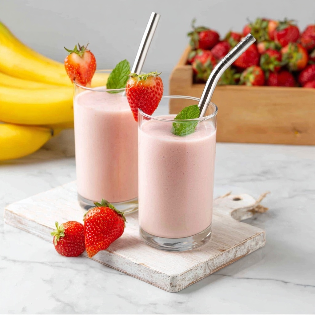 Strawberry Avocado Smoothie Recipe - Recipe Image