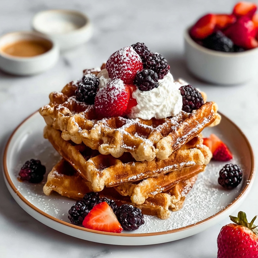 Healthy Protein Waffles in 10 Minutes Recipe - Recipe Image