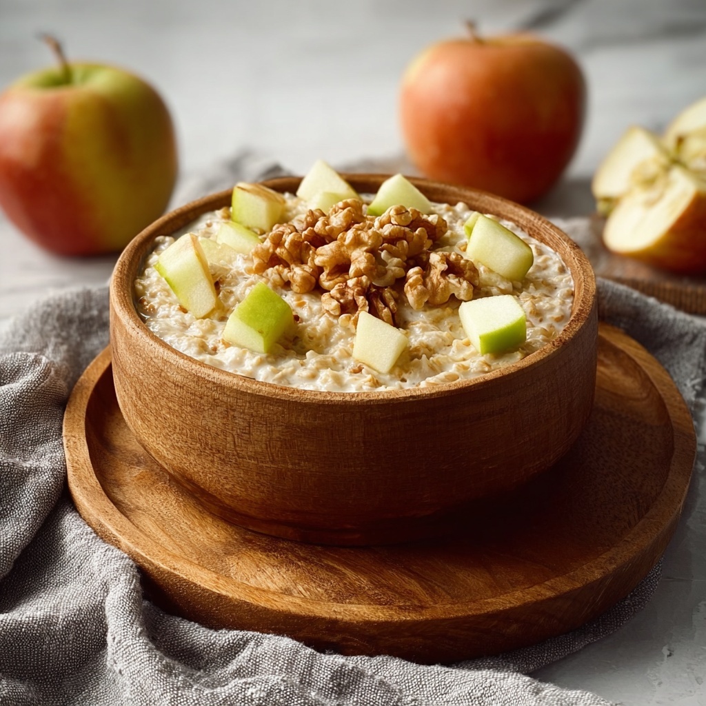 Delicious Creamy Barley Porridge with Apples for Cozy Mornings Recipe - Recipe Image