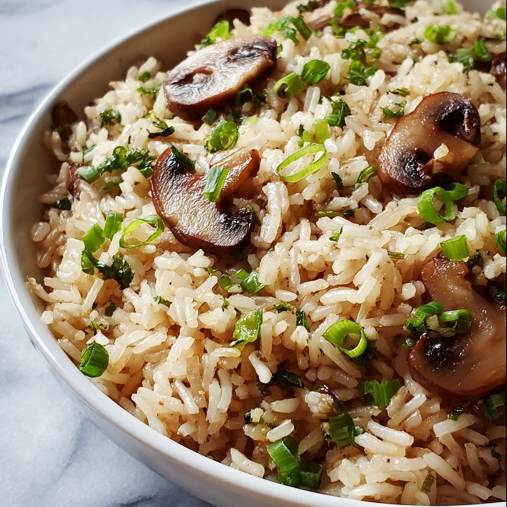 Creamy Mushroom Rice Recipe - Recipe Image