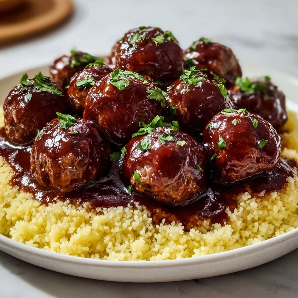 Savory Red Wine Meatballs for a Perfect Valentine’s Day Recipe - Recipe Image