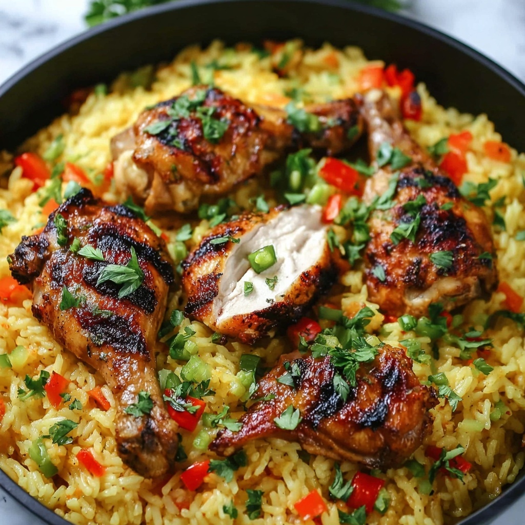 One-Pot Nando’s Portuguese Chicken and Rice Recipe - Recipe Image