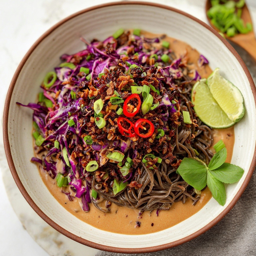 Sesame Chili Cold Soba Noodle Salad Recipe - Recipe Image