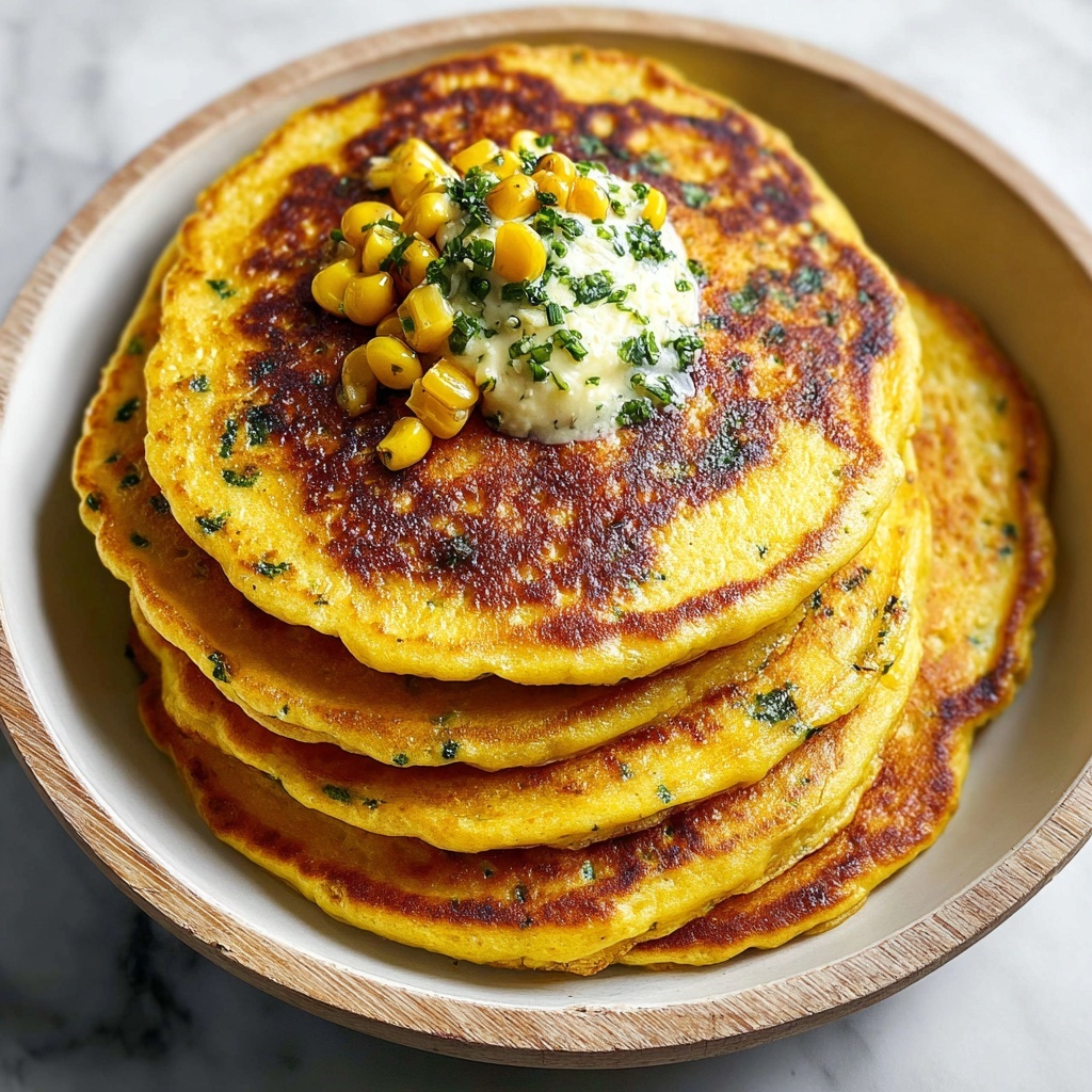 Venezuelan Sweet Corn Cachapas: Melt-in-Your-Mouth Delight Recipe - Recipe Image