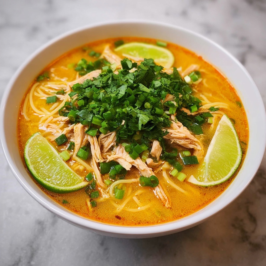 Asian Chicken Noodle Soup Recipe - Recipe Image
