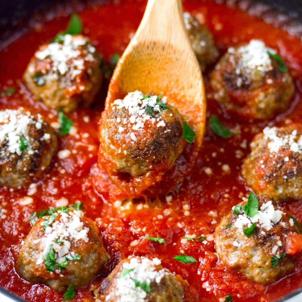 Oven Baked Turkey Ricotta Meatballs Recipe - Recipe Image