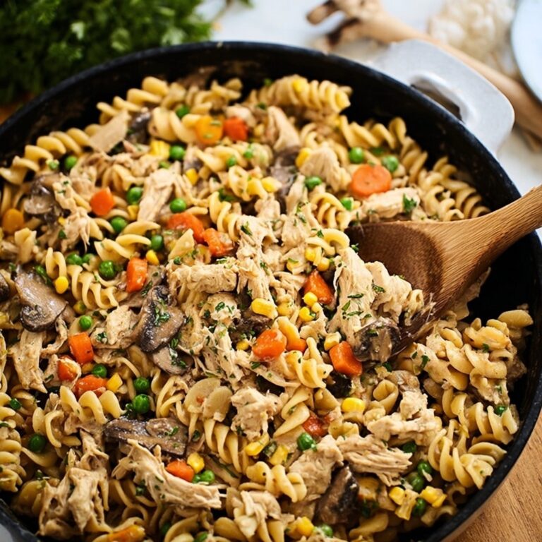 One-Pot Chicken Pot Pie Noodles Recipe