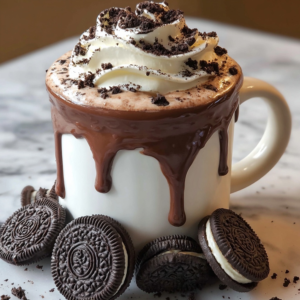 Decadent Oreo Hot Chocolate Recipe for Cozy Nights In Recipe - Recipe Image