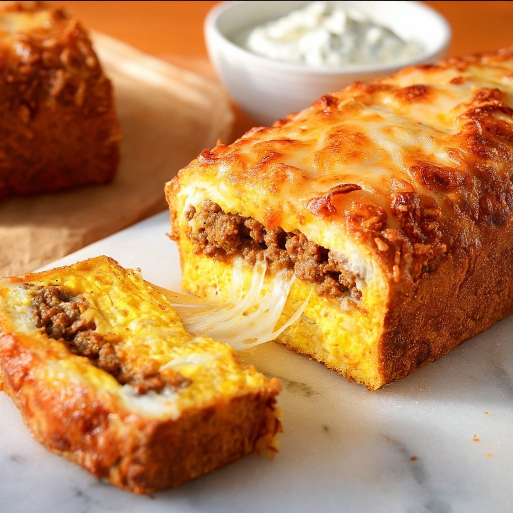 Breakfast Pork Sausage and Egg Stromboli Recipe - Recipe Image