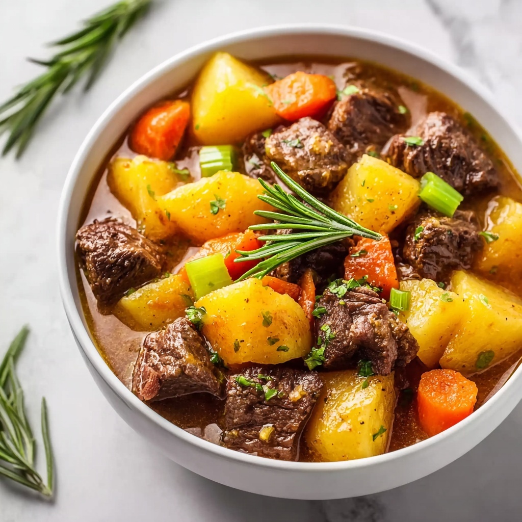 Hearty Dutch Oven Beef Stew Recipe - Recipe Image