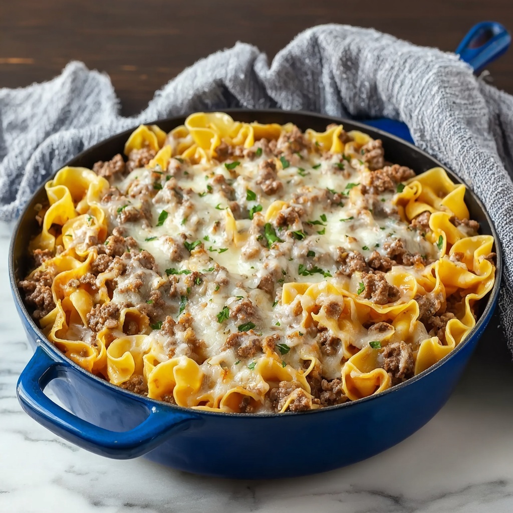 Sour Cream Beef Noodle Casserole Recipe - Recipe Image