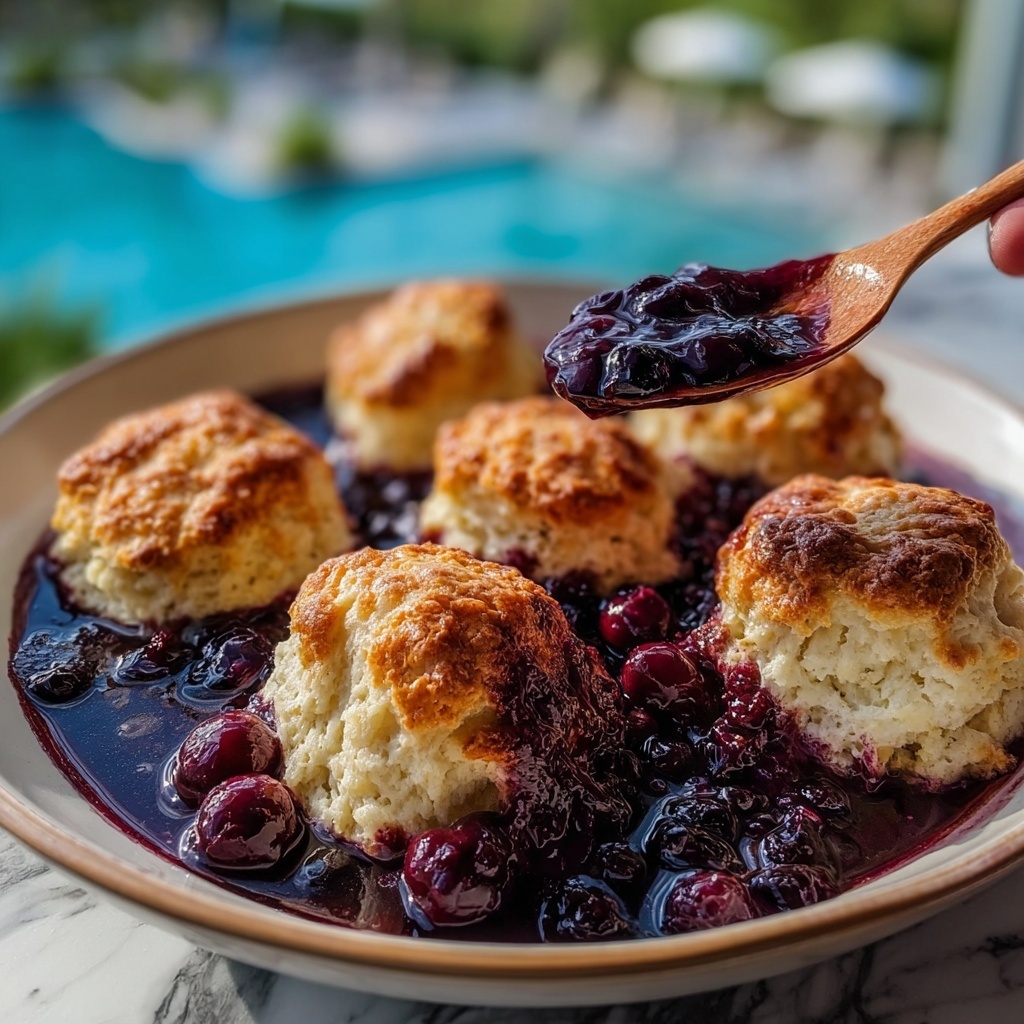 Delicious Blueberry Butter Swim Biscuits Recipe - Recipe Image