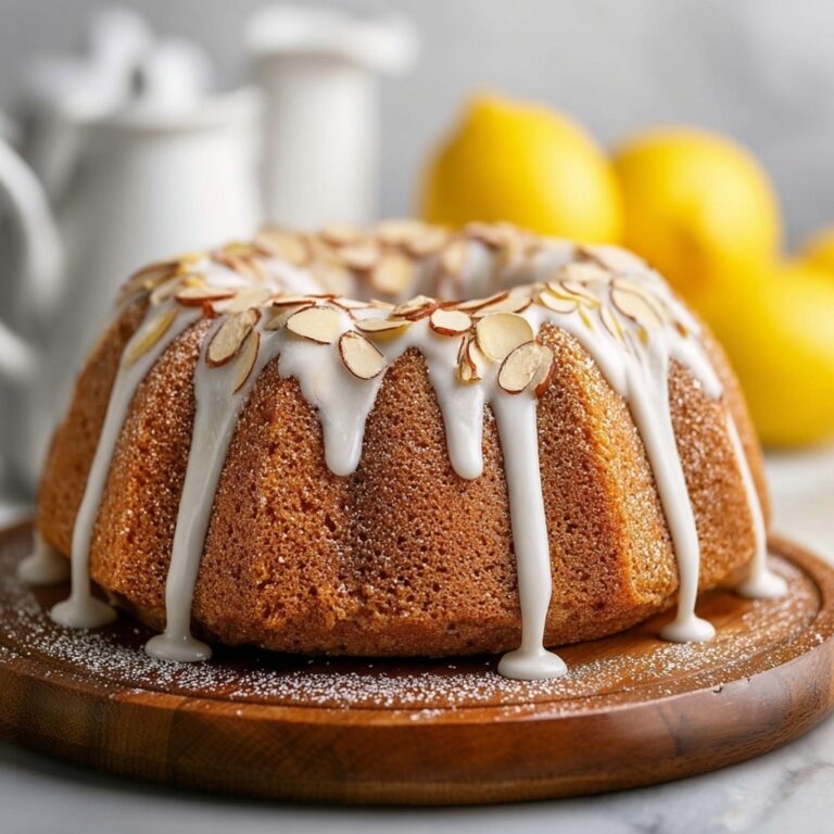 Limoncello Syrup Lemon Bundt Cake Recipe