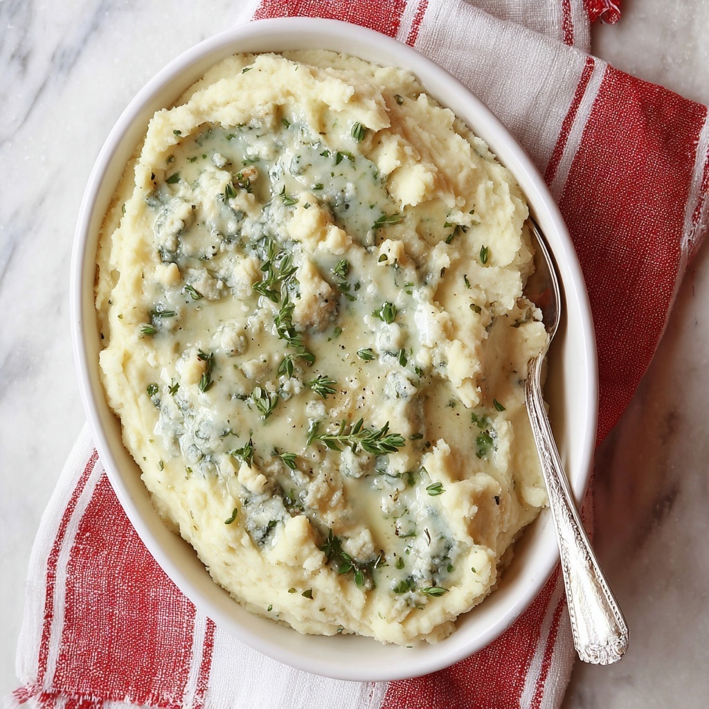 Blue Cheese Mashed Potatoes Recipe - Recipe Image