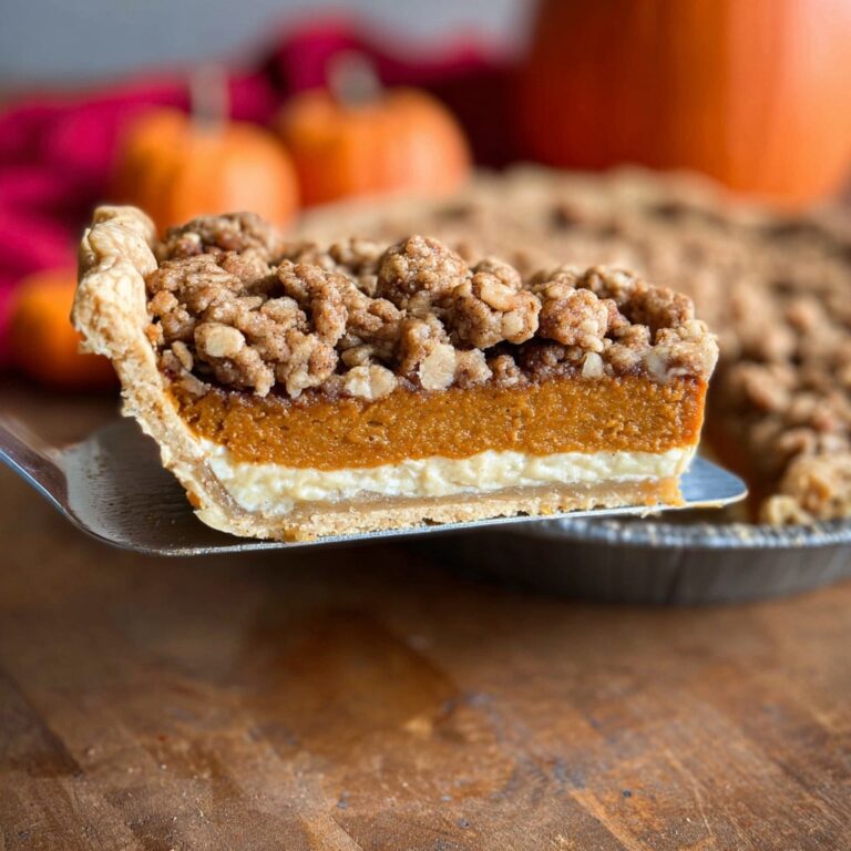 Ultimate Pumpkin Pie with Pecan Streusel Topping Recipe
