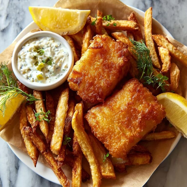 Crispy Beer Battered Fish and Chips (Pub-Style Recipe) Recipe
