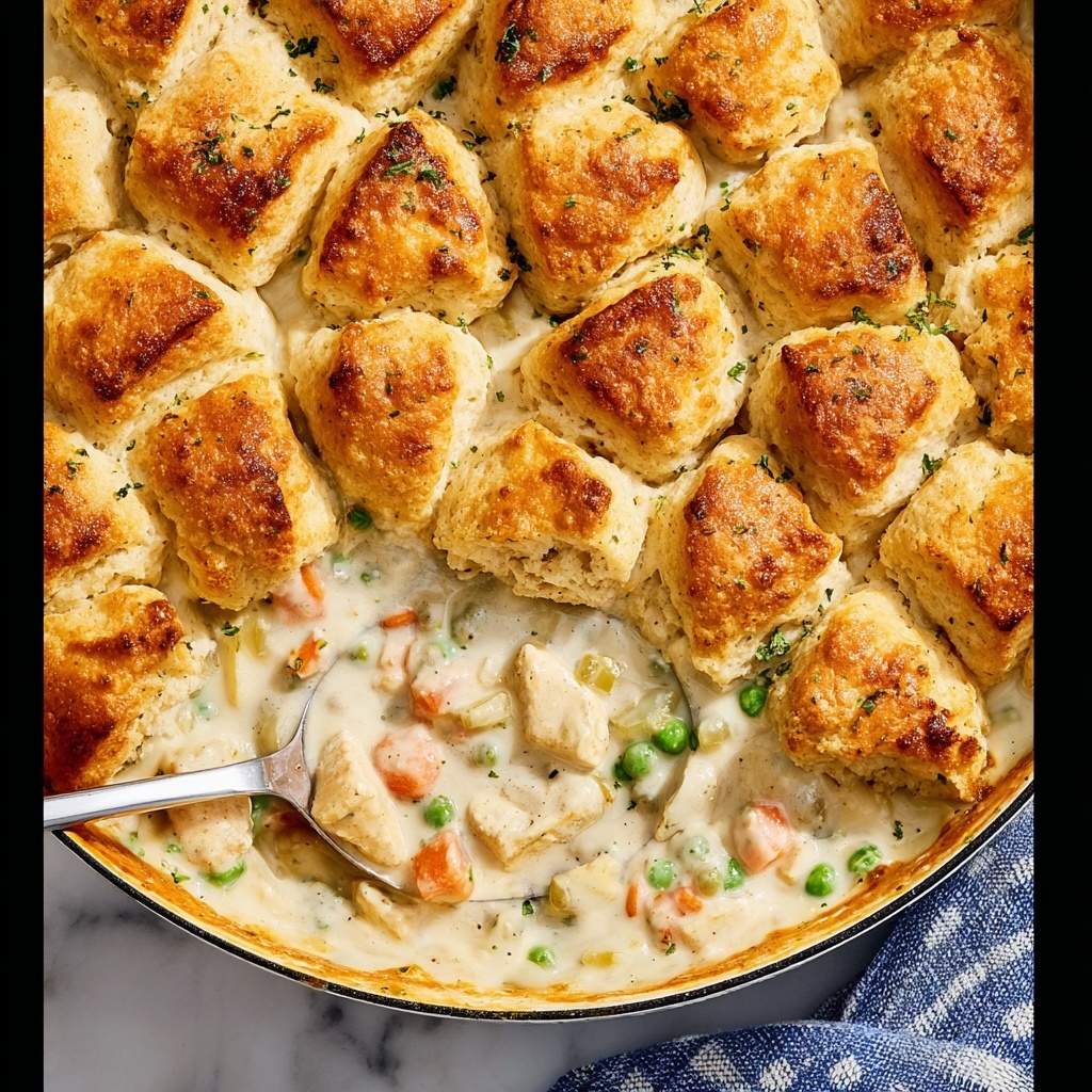 Chicken and Biscuit Casserole Recipe - Recipe Image