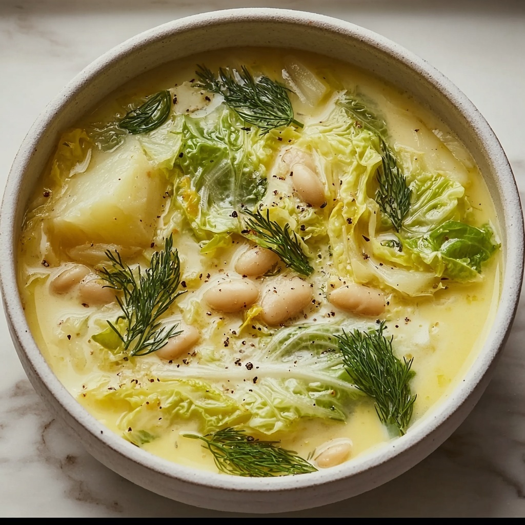 Lemon Dill Cabbage Soup: Cozy Comfort in 30 Minutes Recipe - Recipe Image