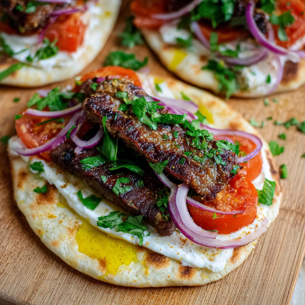 Juicy Oven-Baked Kebabs with Sumac Onions and Garlic Yoghurt Recipe - Recipe Image