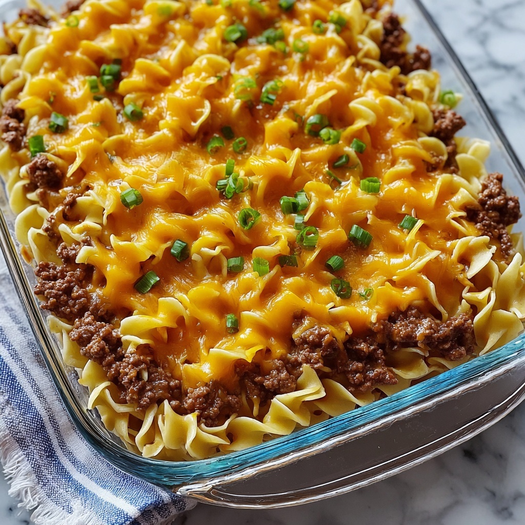 Beef and Noodle Casserole Recipe - Recipe Image
