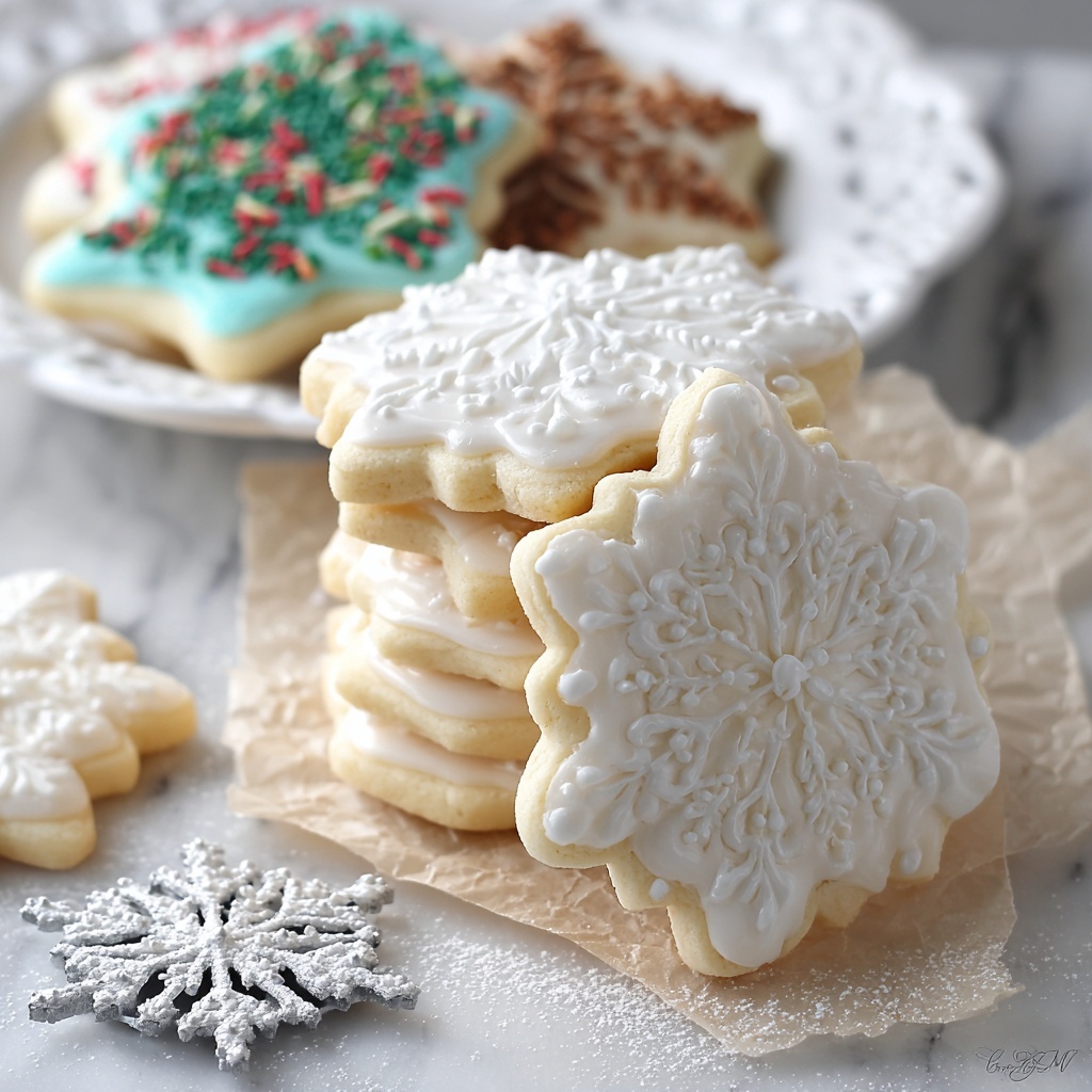 White Velvet Sugar Cookies Recipe - Recipe Image