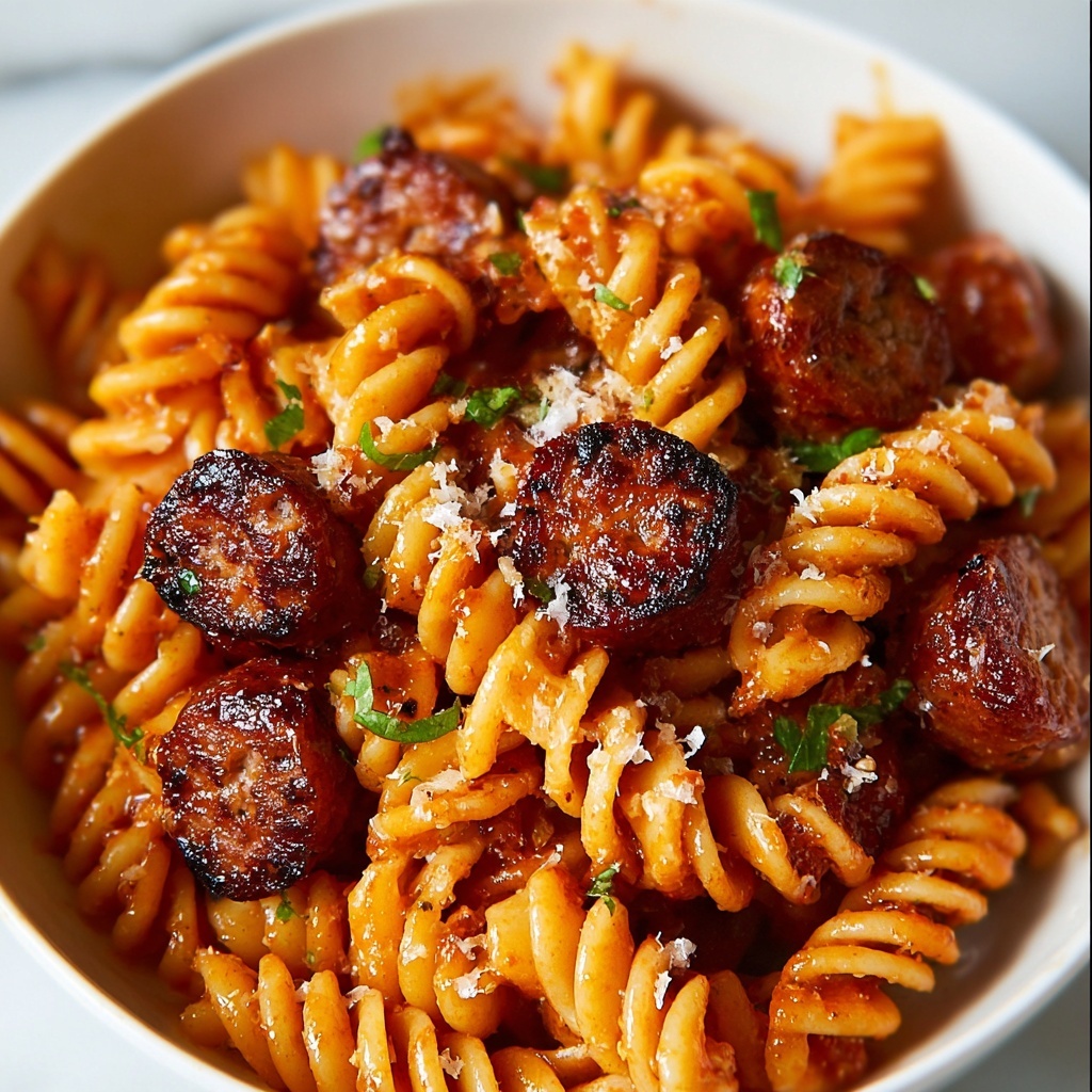 Creamy Smoked Sausage Pasta Recipe - Recipe Image