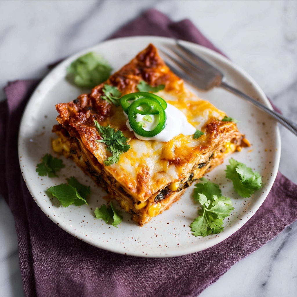Mexican Chicken Lasagna Recipe - Recipe Image