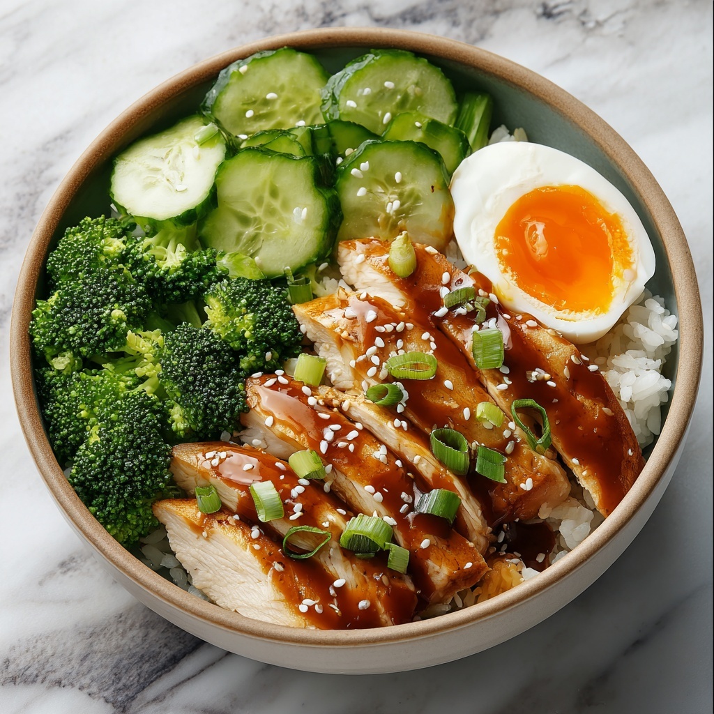 Sticky Chicken Rice Bowls Recipe - Recipe Image